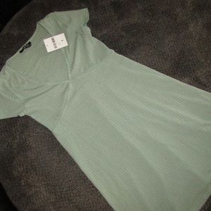 Green swing dress